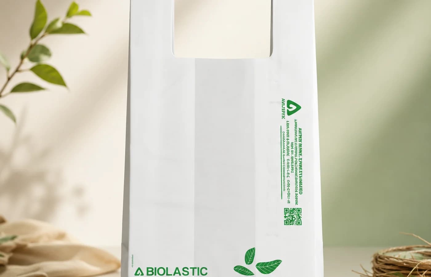 Compostable W-Cut Carry Bags