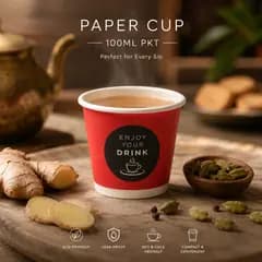 100ml Paper Cups Packet thumbnail 1