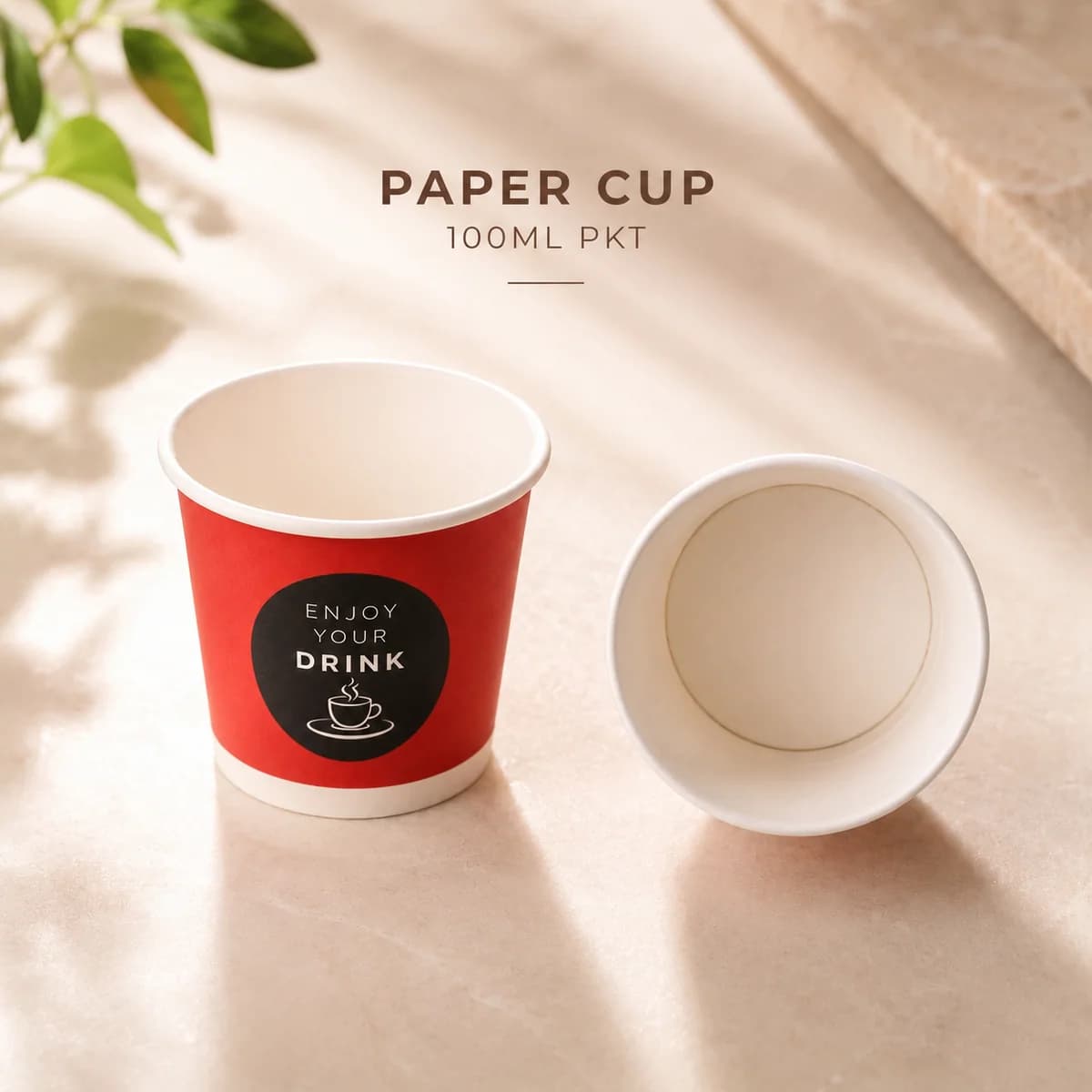 100ml Paper Cups Packet