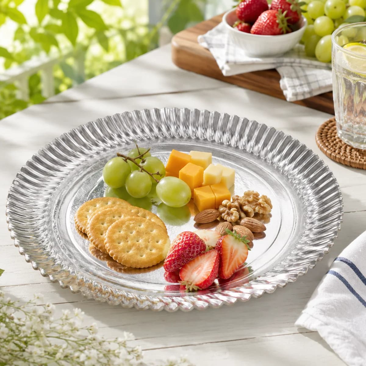 Silver Disposable Plate 12 Inch