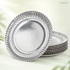 Silver Disposable Plate 12 Inch thumbnail 4