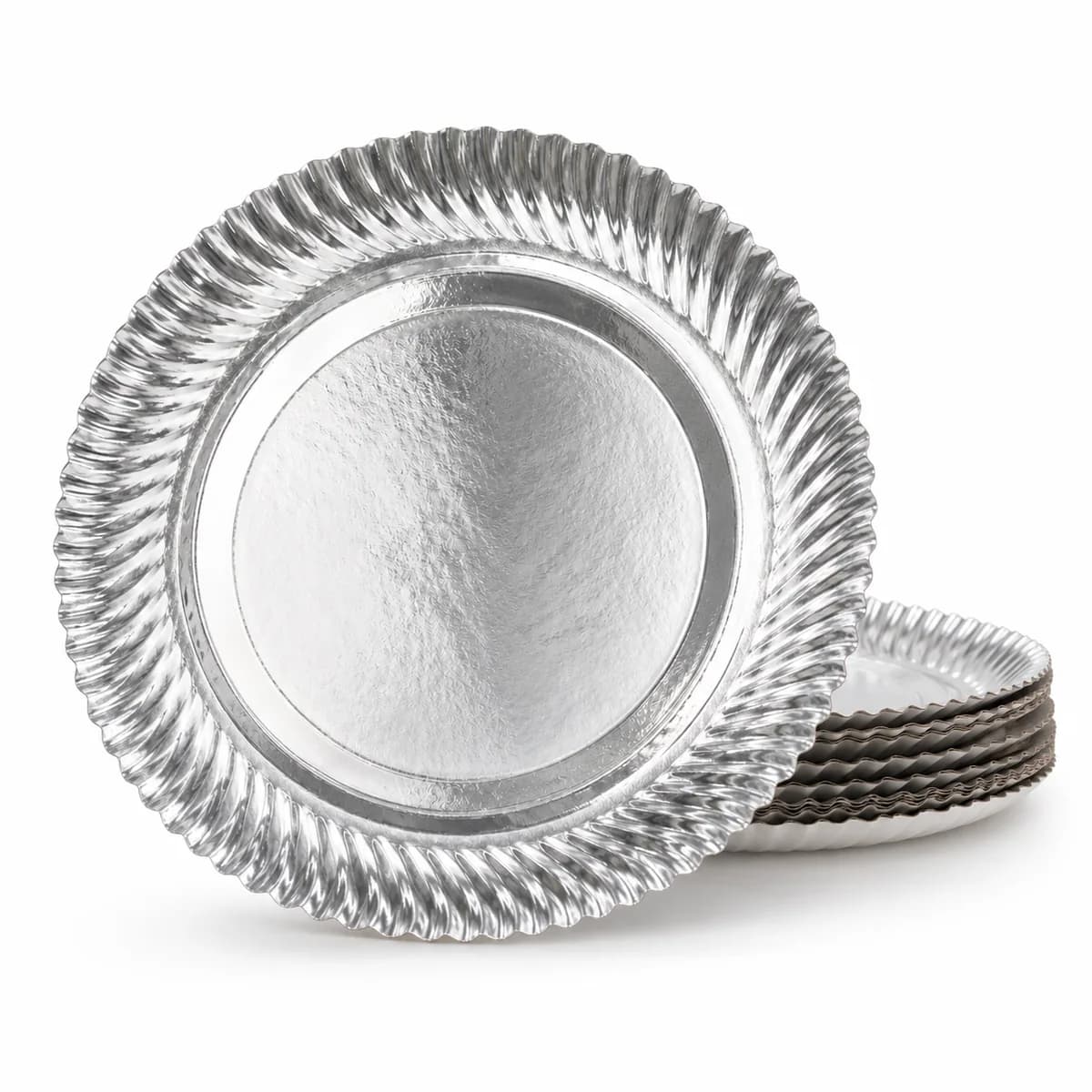Silver Disposable Plate 12 Inch