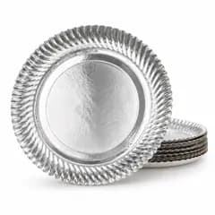 Silver Disposable Plate 12 Inch thumbnail 3