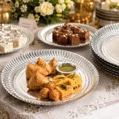 Silver Disposable Plate 12 Inch thumbnail 7