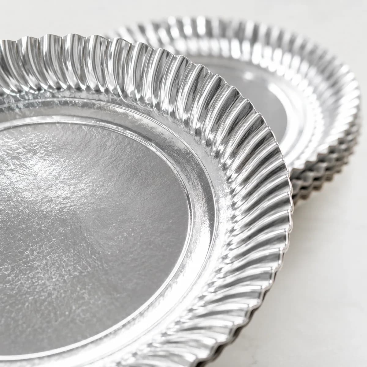 Silver Disposable Plate 12 Inch