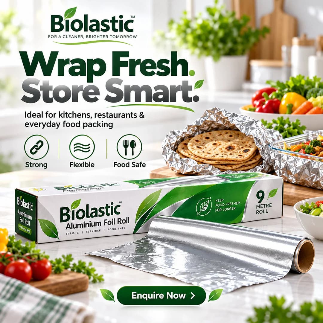 9 Metre Aluminium Foil Roll for Food Wrapping - image 2