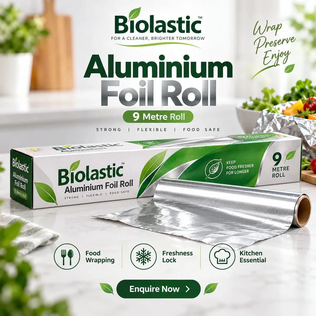 9 Metre Aluminium Foil Roll for Food Wrapping - image 1