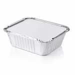 Aluminium Foil Food Container 450 ML - 100 Pieces - image 1