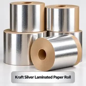 Kraft Silver Laminated Paper Roll