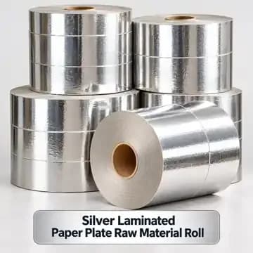 Silver Paper Plate Raw Material Sheet/Circle