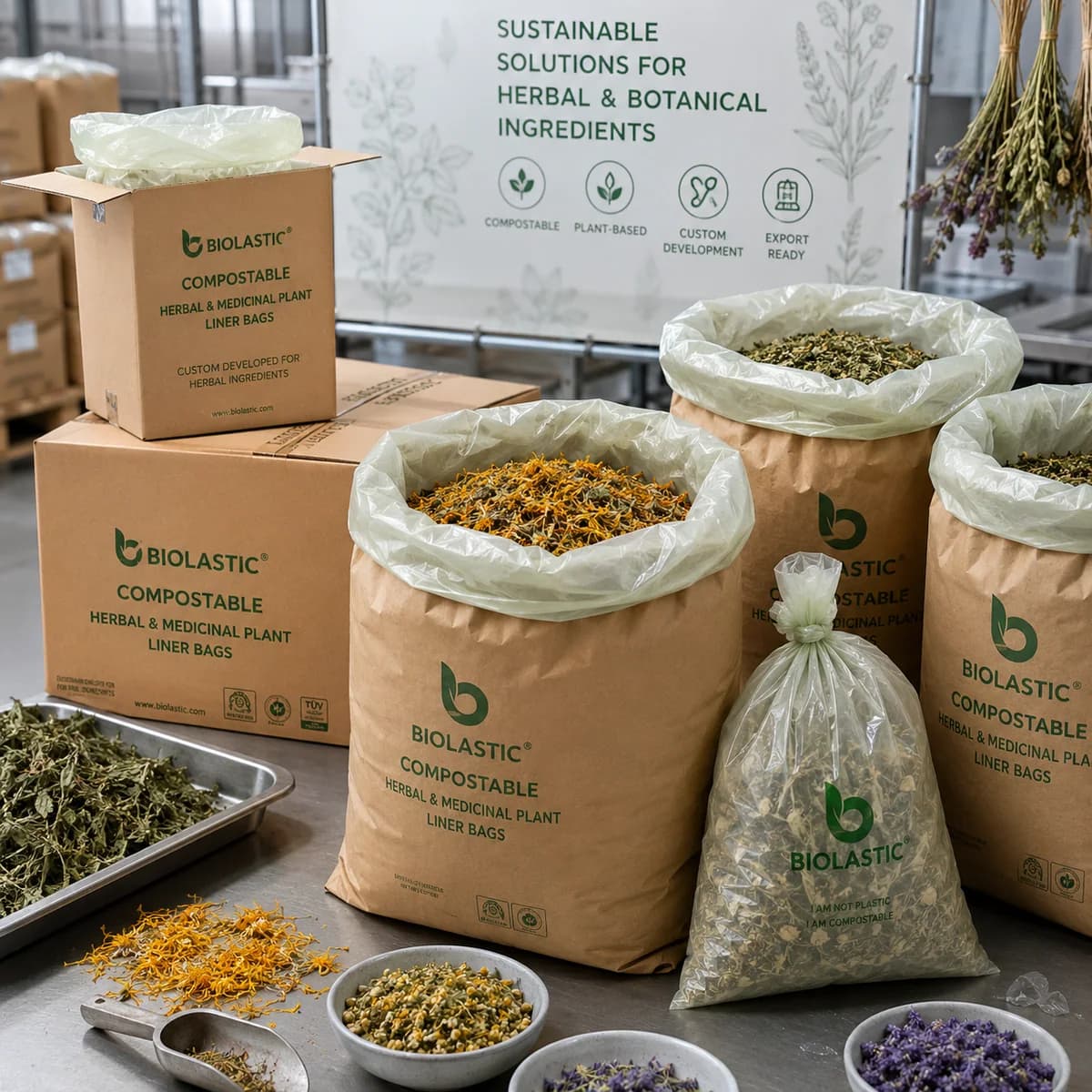 Compostable Herbal & Medicinal Plant Liner Bags – 5 KG, 10 KG & 25 KG - image 1