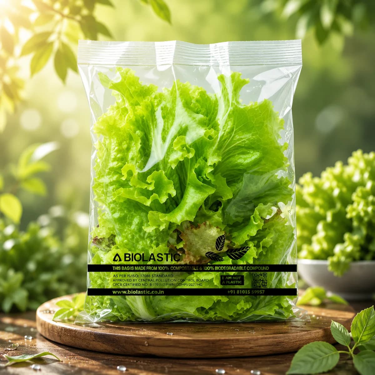 Compostable Packaging Pouch - 4.5 x 11 Inch