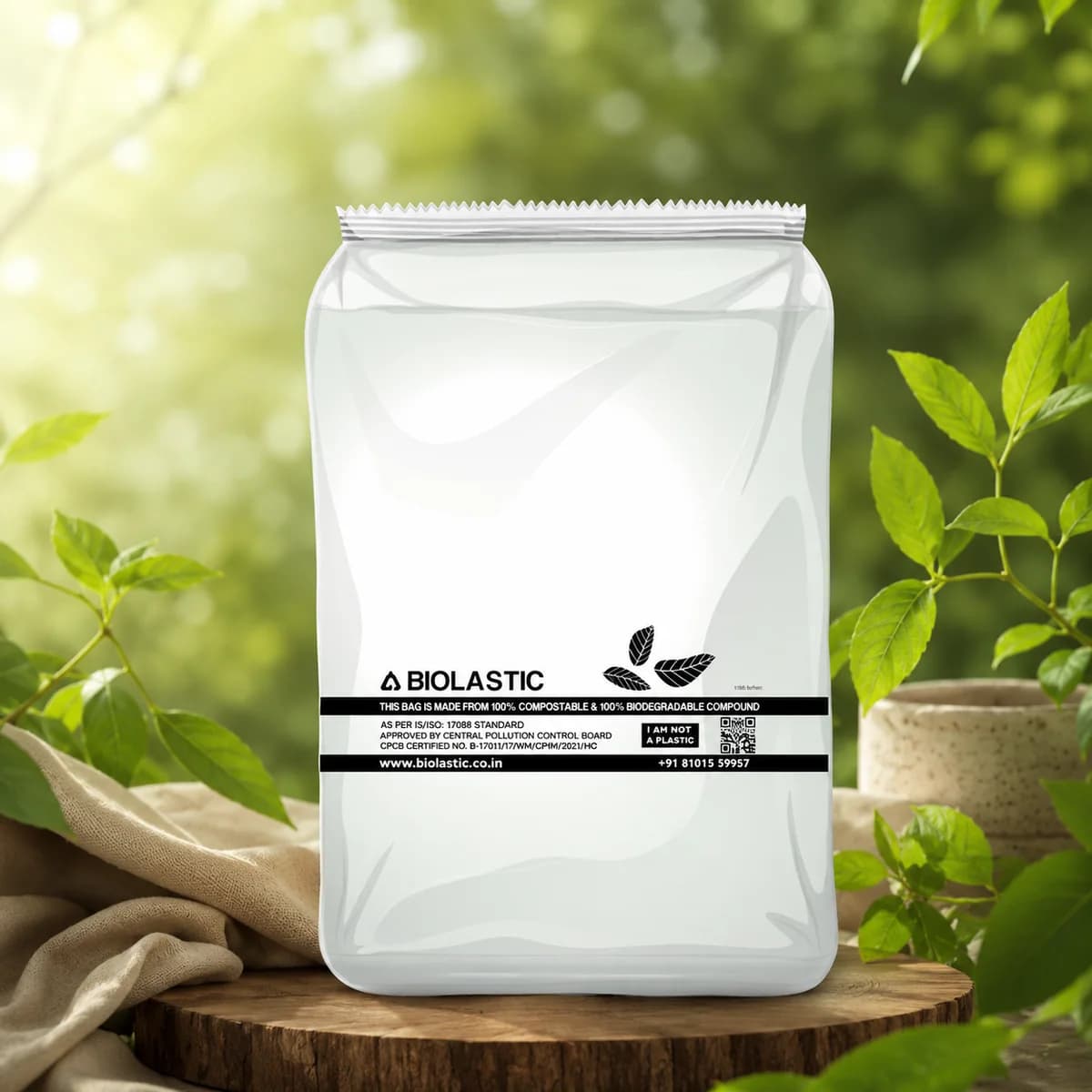 Compostable Packaging Pouch - 8 x 11 Inch - image 1
