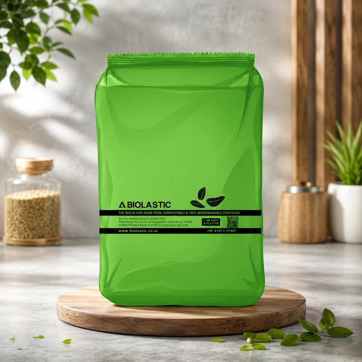 Compostable Packaging Pouch - 8 x 11 Inch