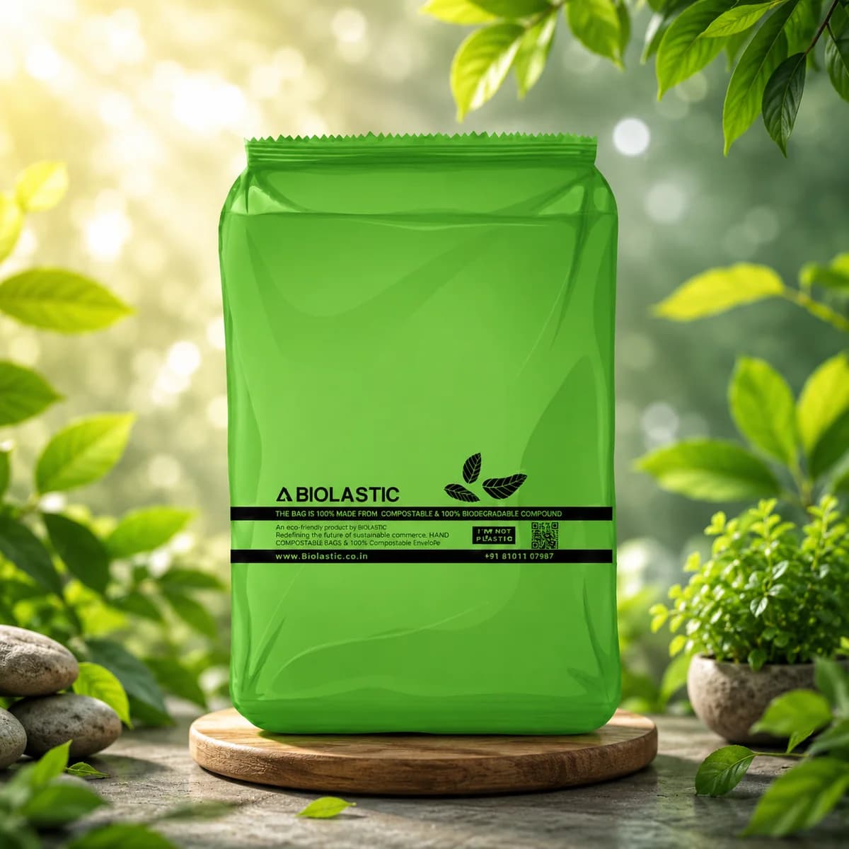 Compostable Packaging Pouch - 8 x 11 Inch