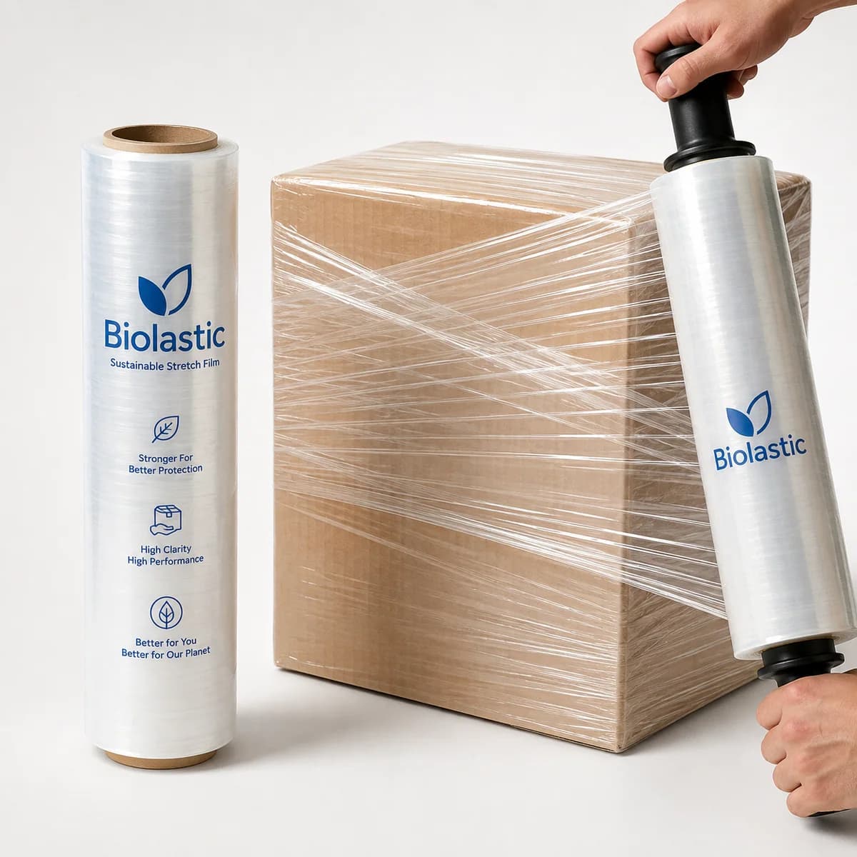 Mini Stretch Film Roll for Bundling & Small Packaging - image 1
